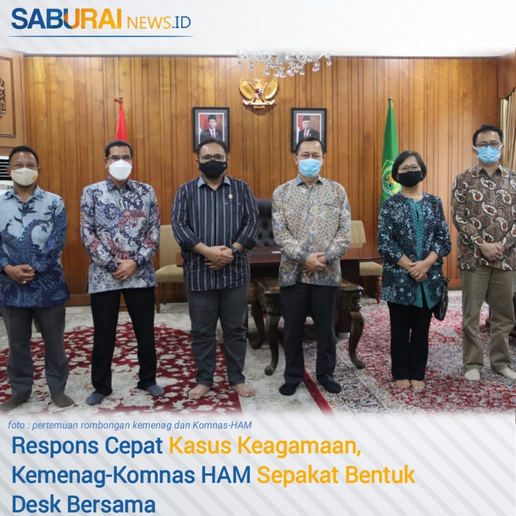 Respons Cepat Kasus Keagamaan, Kemenag-Komnas HAM Sepakat Bentuk Desk Bersama