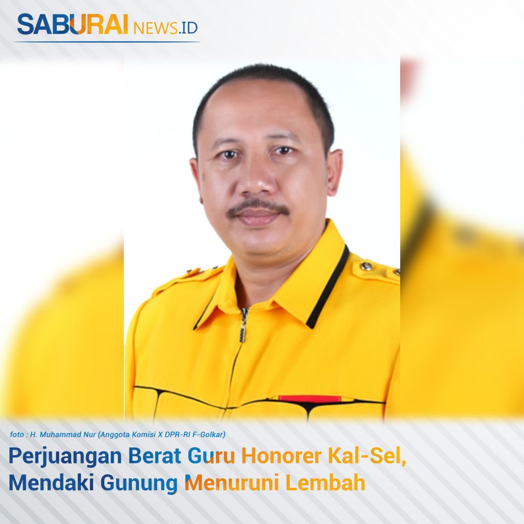 Perjuangan berat guru Honorer Kal-Sel, mendaki gunung menuruni lembah