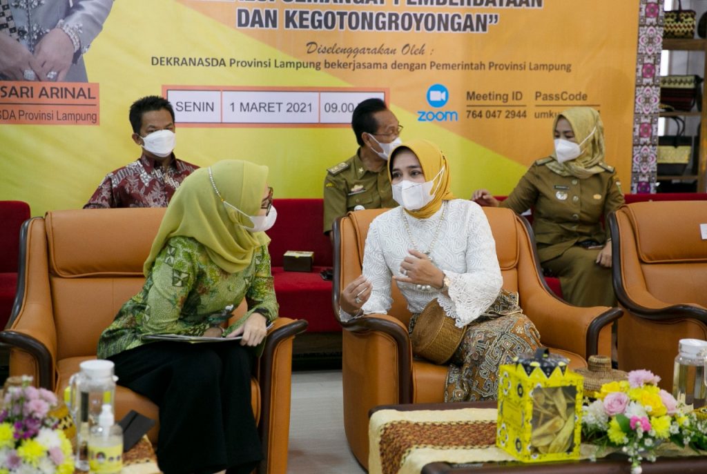 Webinar dalam Rangka HUT Ke-41 Dekranas, Ibu Riana Dorong UMKM Ciptakan Produk Kerajinan Berdaya Saing dan Marketable di Pasaran