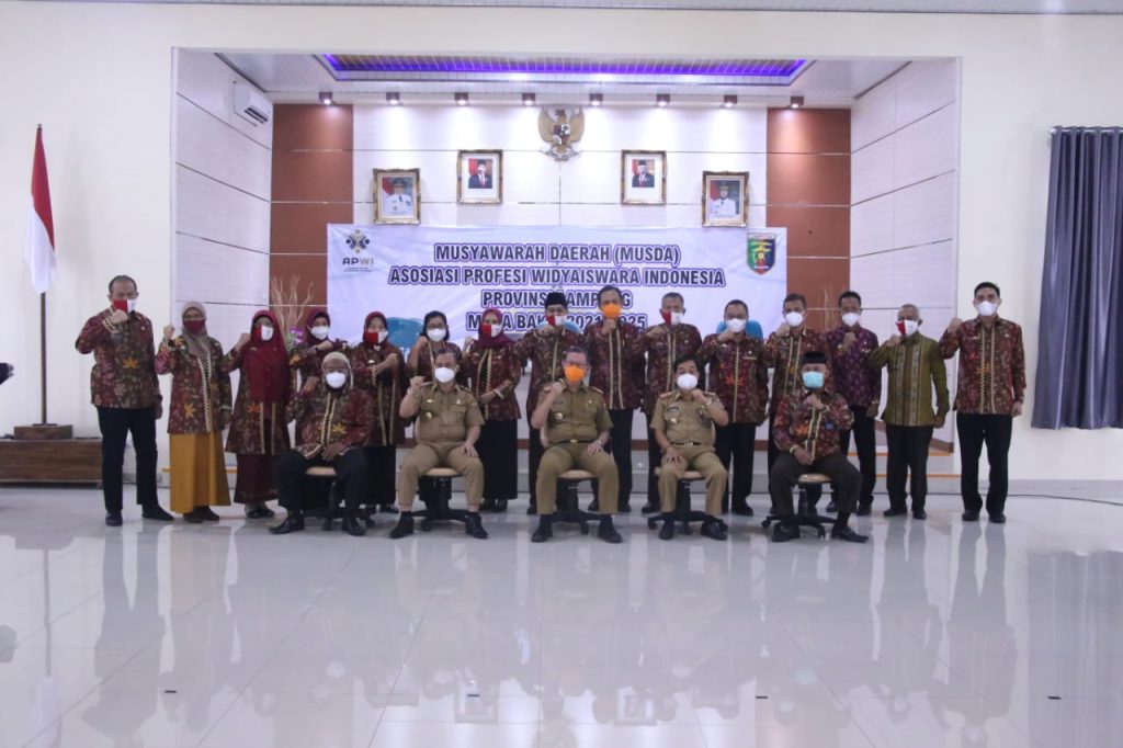 Musda APWI Provinsi Lampung 2021, Arinal Dorong Widyaiswara Jadi Garda Terdepan Wujudkan ASN Unggul dalam Pelayanan Publik