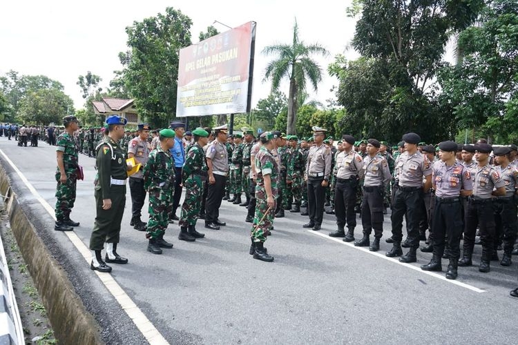 500 Personil Diterjunkan Jelang Kunjungan Wapres Maaruf Amin ke Pringsewu