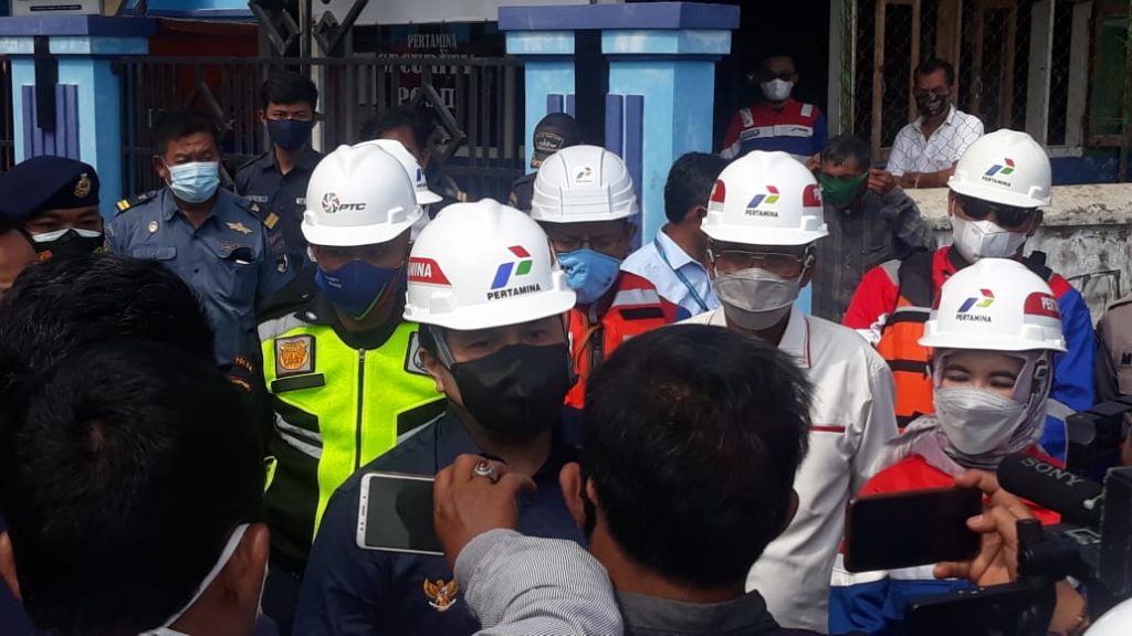 Menteri BUMN Launching VLCC PERTAMINA  di Tanggamus