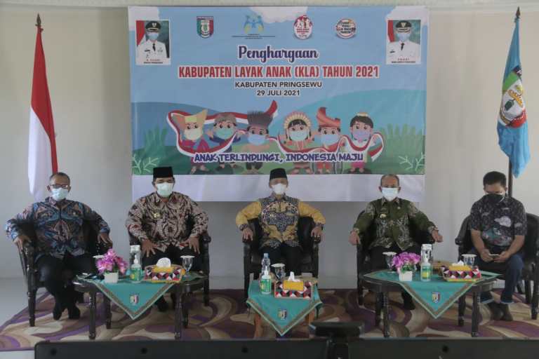 Pringsewu Kembali Peroleh Penghargaan Kabupaten Layak Anak (KLA) 2021 Kategori Pratama