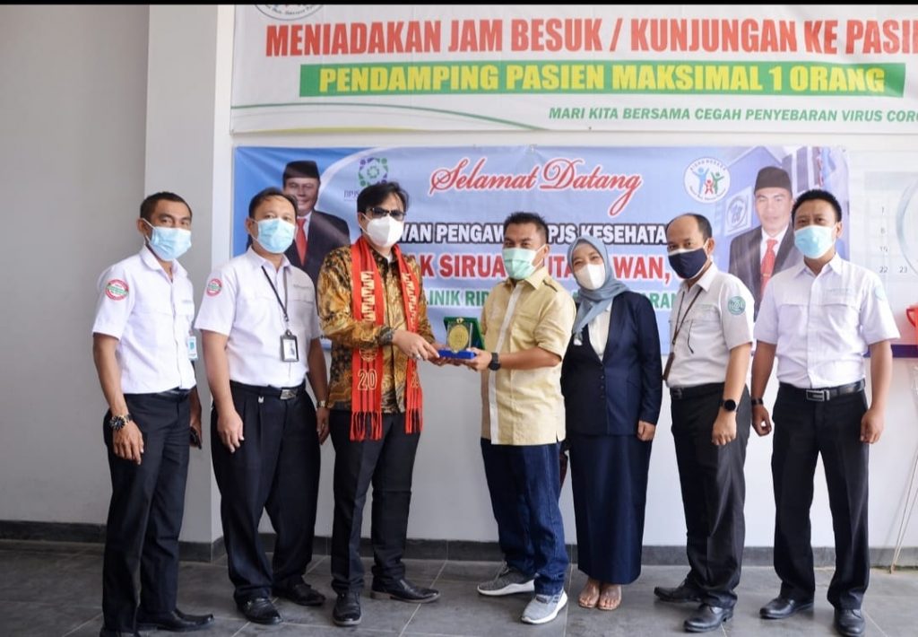 Dewan Pengawas BPJS Siruaya Utamawan Kunjungi Klinik Ridho Husada 1 di Pesawaran