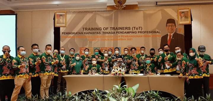 Tim TPP Lampung Ikuti TOT Peningkatan Kapasitas Pendamping Desa