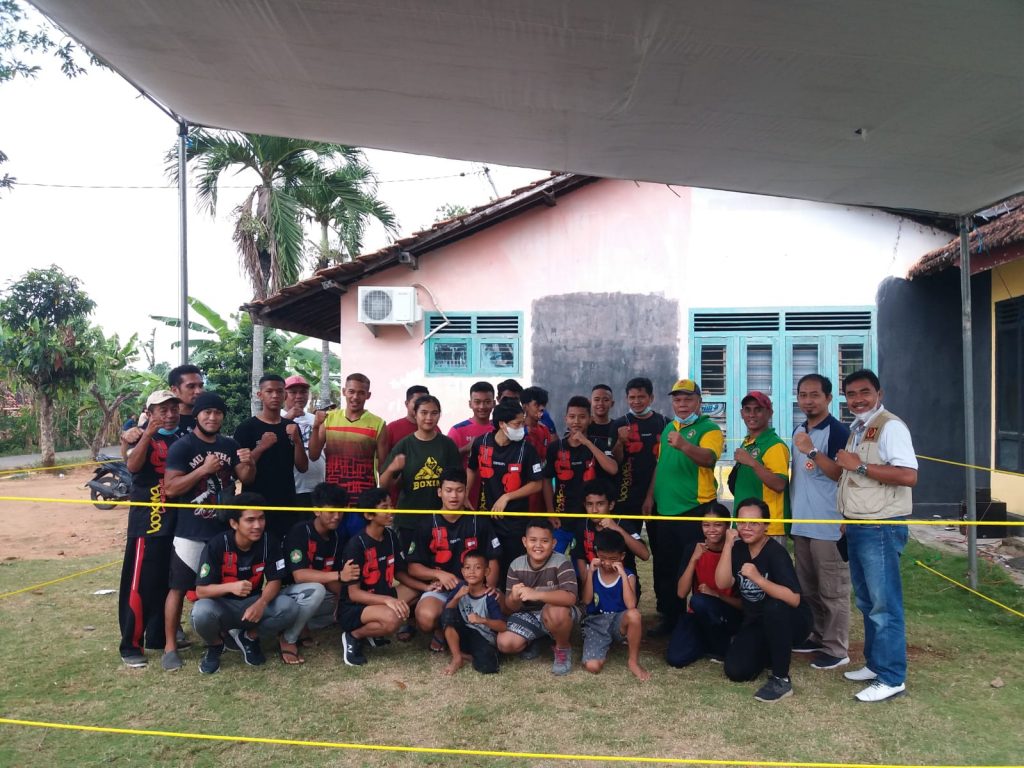 PERTINA Kabupaten Pringsewu Gelar Sparing Partner dan Latihan Bersama Dengan Muaythai Kabupaten Pringsewu