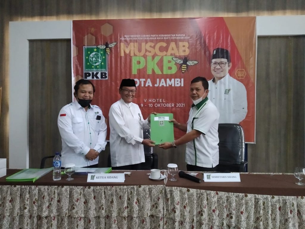 Aklamasi, Sulaiman Syawal Kembali Jabat Ketua DPC PKB Kota jambi