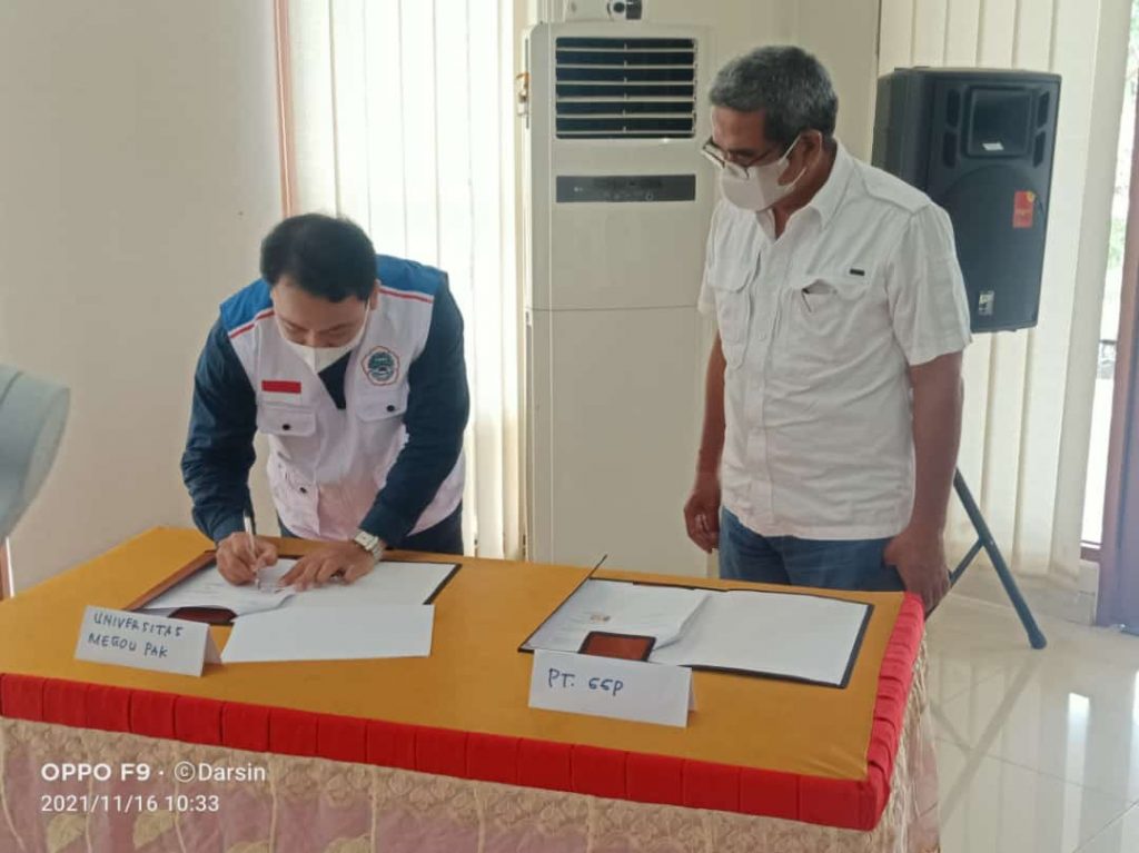 Universitas Megou Pak Tulang Bawang Jalin MOU Dengan PT. Great Giant Pineapple