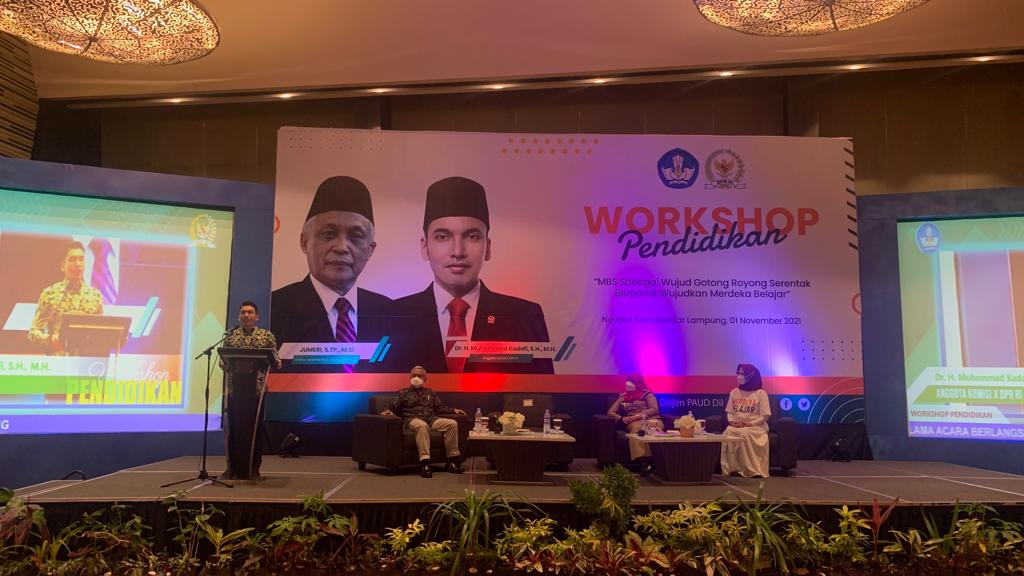 Kadafi Buka Secara Langsung Kegiatan Workshop Pendidikan