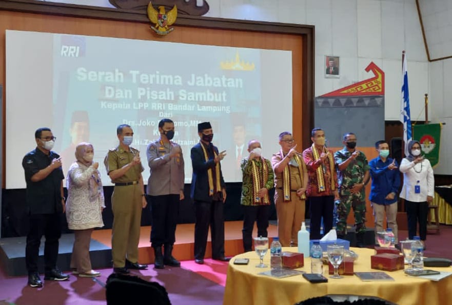 Zahral Mutzaini Resmi Jabat Kepala LPP RRI Bandar Lampung