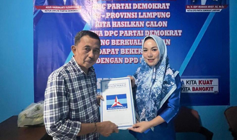 Marsono Mantap Mendaftar Jadi Ketua Demokrat Tanggamus