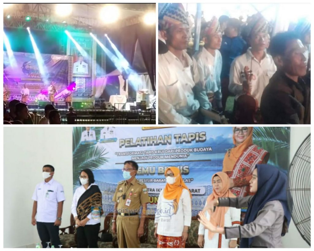 Lomba Orkes Tradisional Lampung, Piyul Gambus Goncang Panggung Event Krui Fair 2022, Seusai Pengemasan Pelatihan Tapis dan Temu Bisnis UMKM.