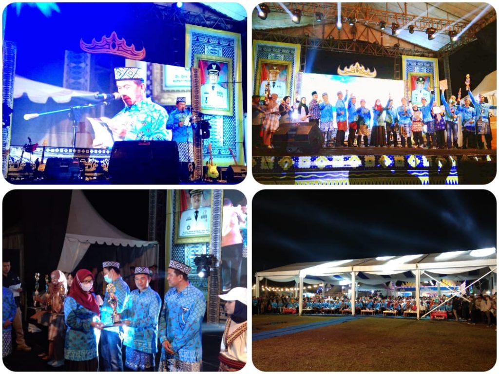 Bupati Dr,.Drs,.H. Agus Istiqlal SH,.MH. di Wakili Oleh Wakil A.Zulqoini Syarif, SH Resmi Tutup EVent Krui Fair 2022.