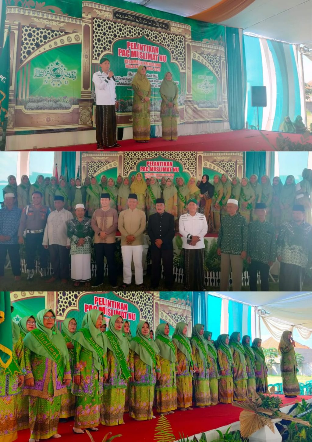 PAC Muslimat NU Kecamatan Pringsewu Gelar Pelantikan