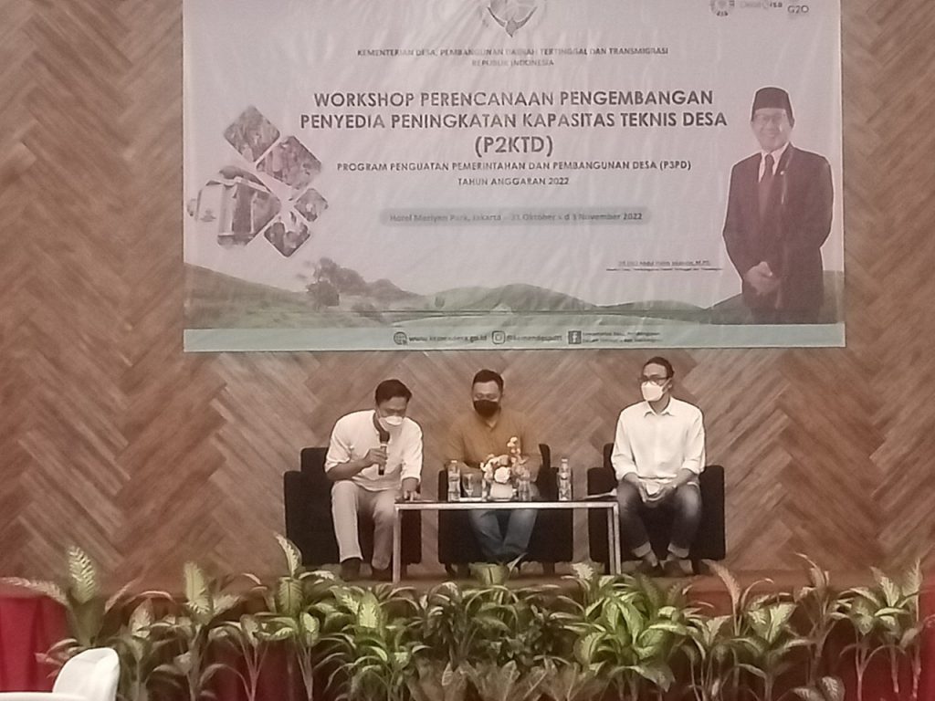 TPP Lampung Ikuti Workshop Perencanaan Pengembangan Penyedia Peningkatan Kapasitas Teknis Desa (P2KTD)