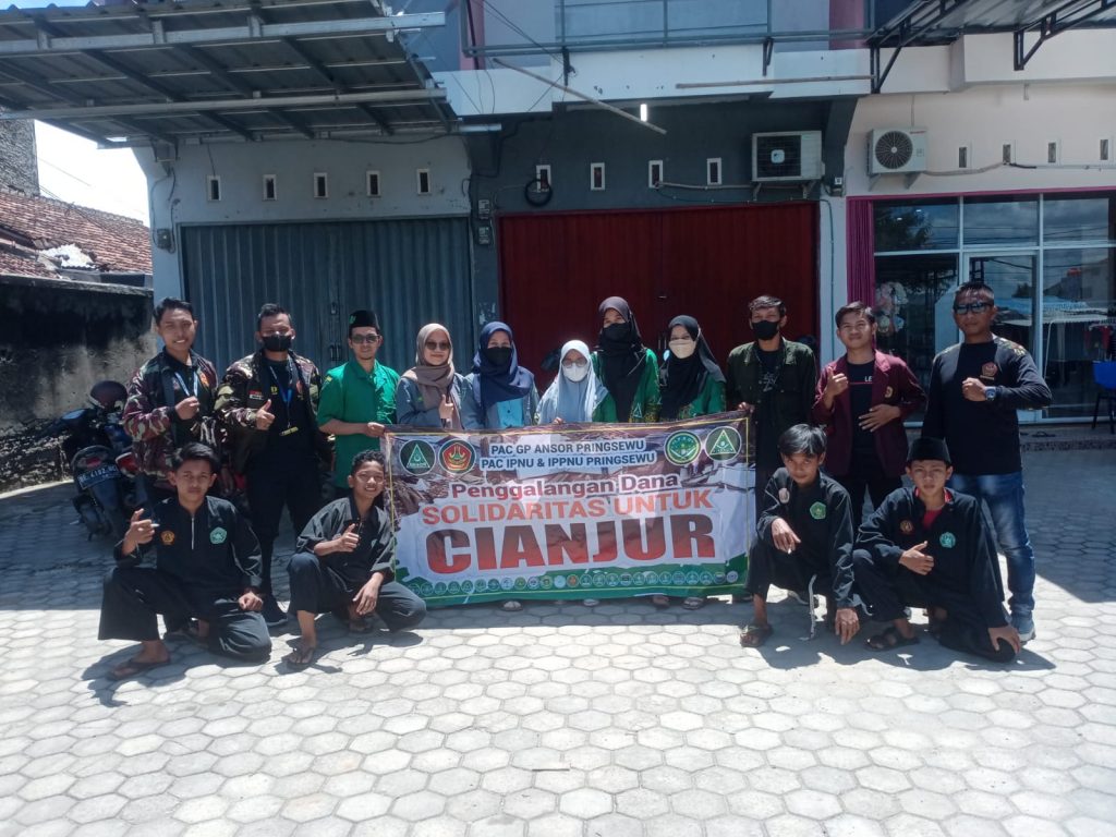 KBNU dan BEM DCC mengalang dana untuk  bencana cianjur