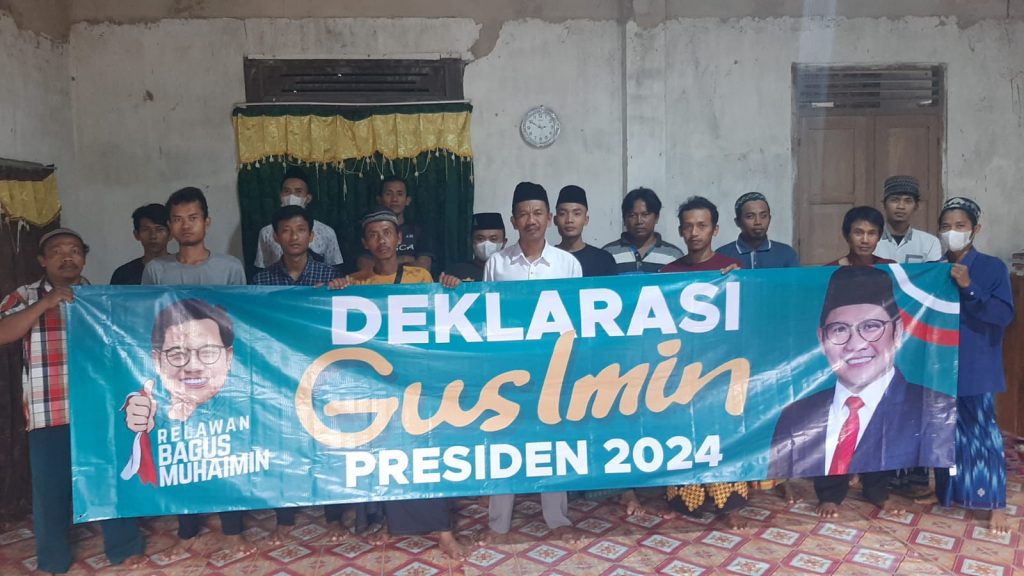 Deklarasi Siap Dukung Gus Muhaimin Capres 2024 dari Pecinta Seni Hadroh Lampung Selatan