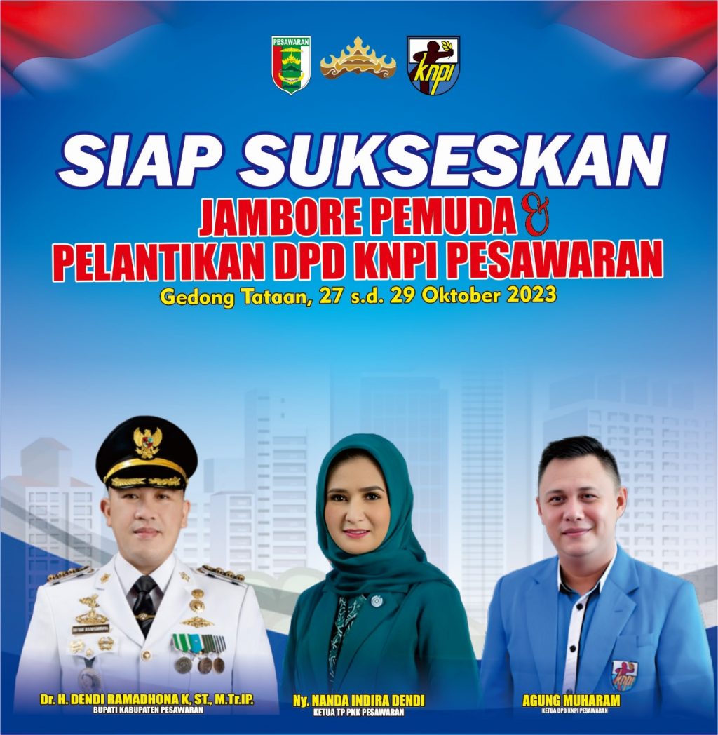 Peringati Hari Sumpah Pemuda, KNPI Pesawaran Akan Gelar Jambore Pemuda