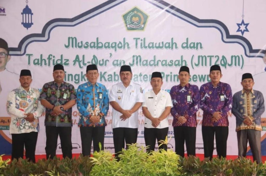 Pemkab Pringsewu Buka Musabaqah Tilawah dan Tahfidz Al-Qur’an Madrasah (MT2QM)