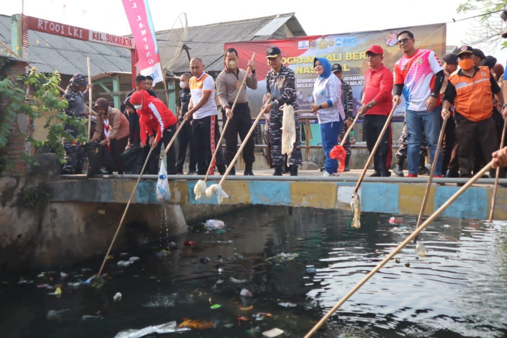 Pemkot Bandarlampung Bersama Lanal Bakal Grebek Sungai Besar-besaran