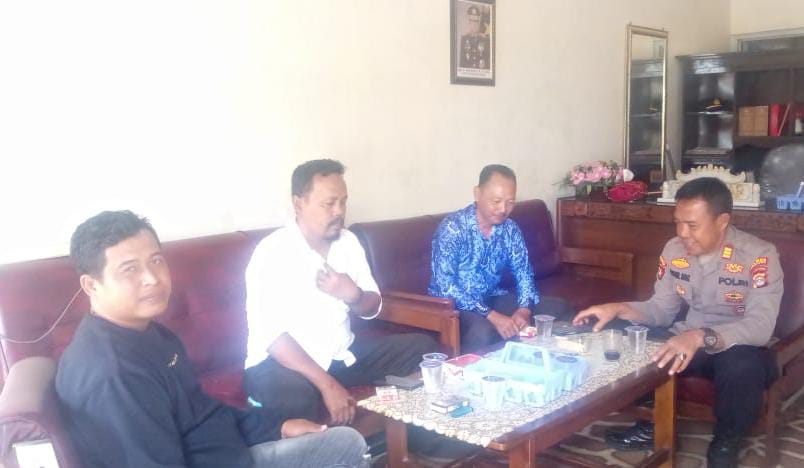 Kapolsek Gadingrejo Menerima Kunjungan Karang Taruna dan Aparatur Pekon Yogyakarta Selatan