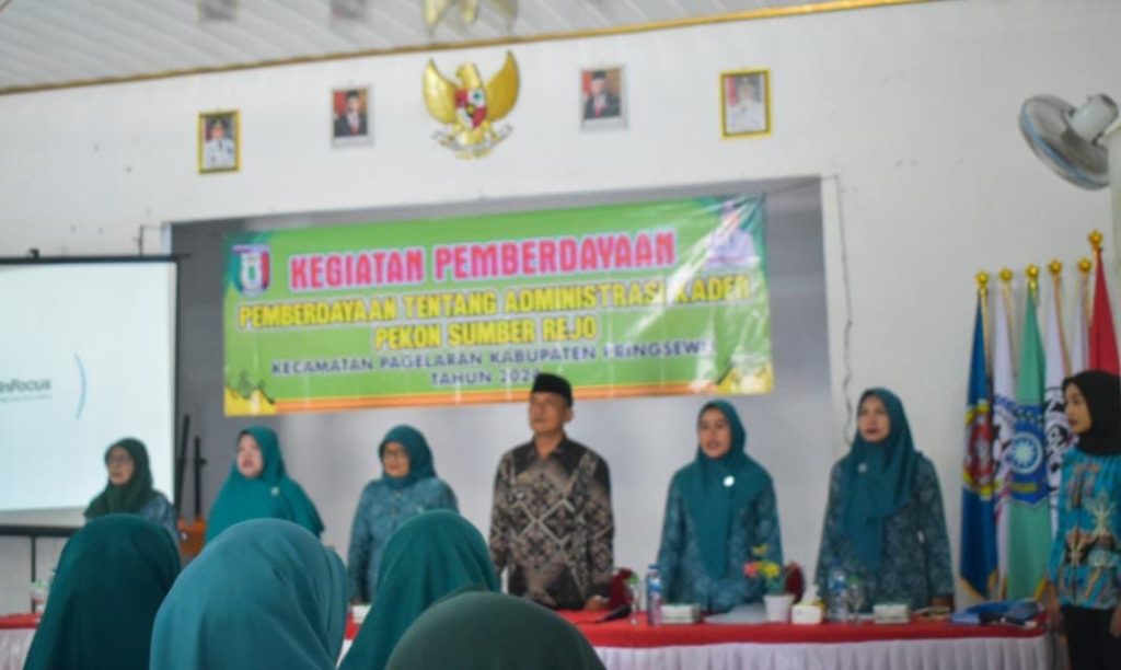 Pekon Sumberrejo Gelar Pemberdayaan Administrasi Kader TP-PKK