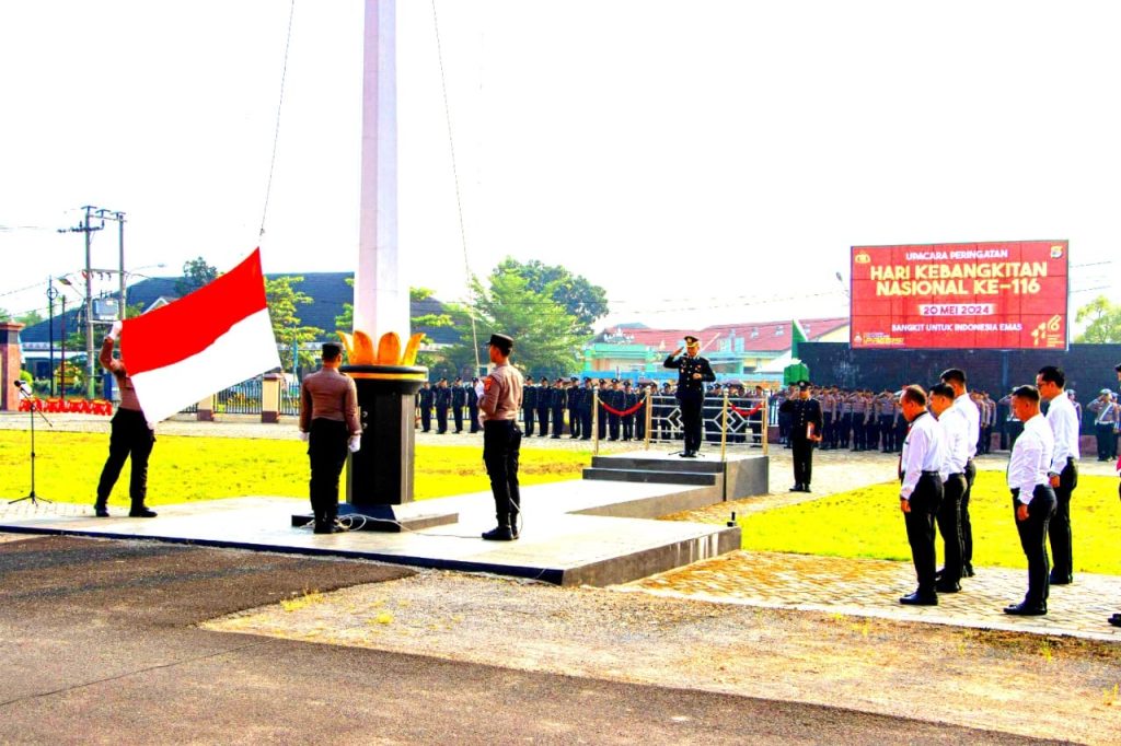 Polres Pringsewu Gelar Upacara Peringatan Hari Kebangkitan Nasional ke-116