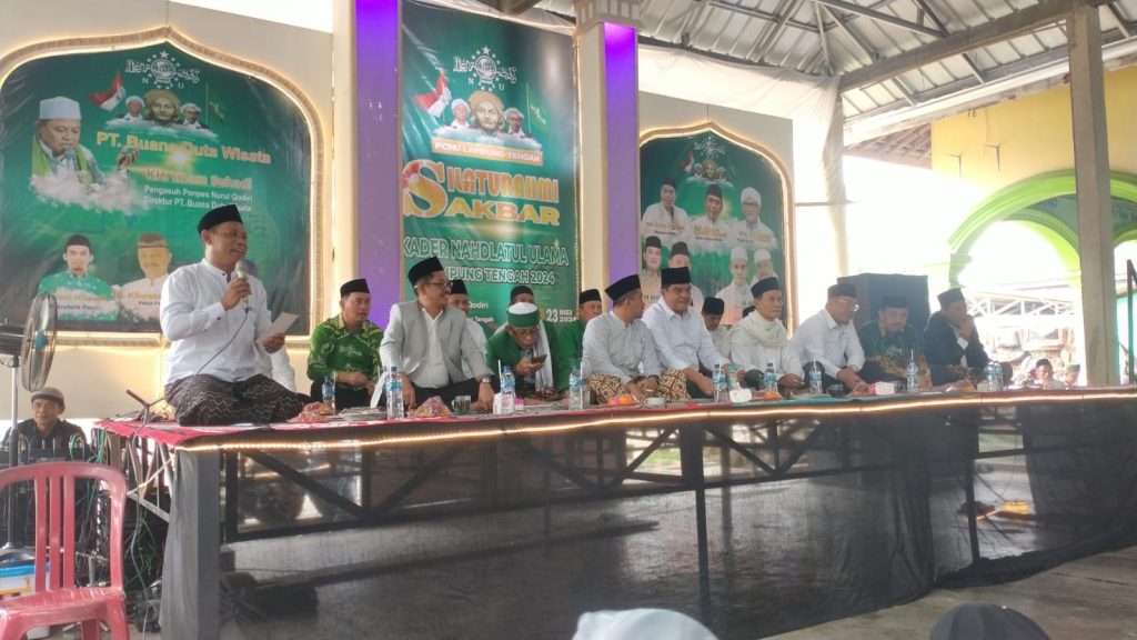 Perdana, PCNU Lampung Tengah Gelar Agenda Silaturahmi Akbar Kader NU