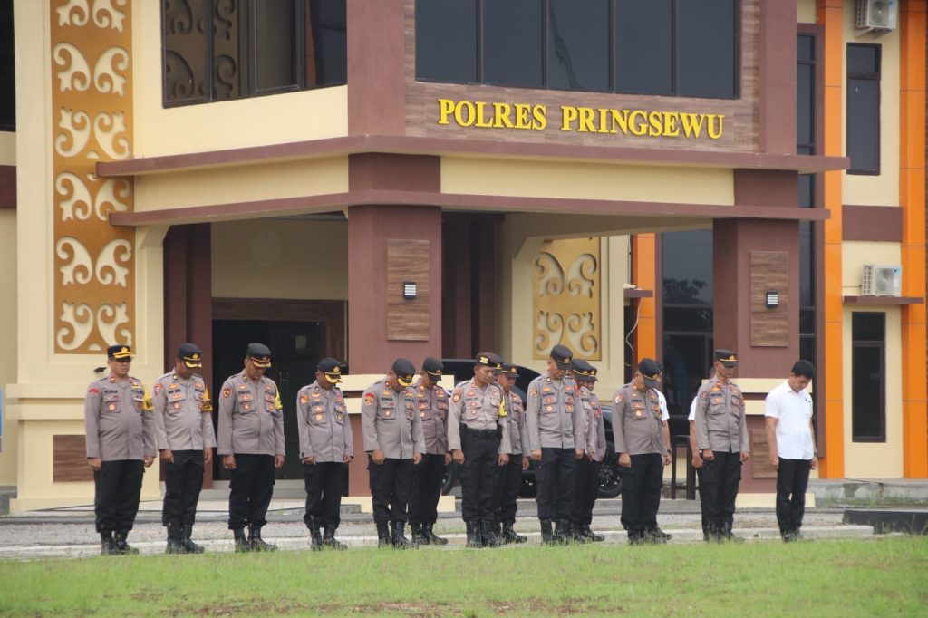 Polres Pringsewu Siagakan Ratusan Personel untuk Amankan Perayaan Idul Adha