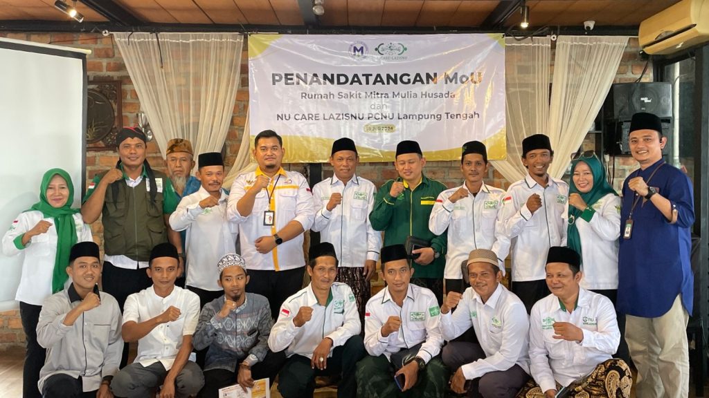 Kerjasama Dalam Layanan Kesehatan, NU CARE – LAZISNU Lampung Tengah MoU dengan RS Mitra Mulia Husada