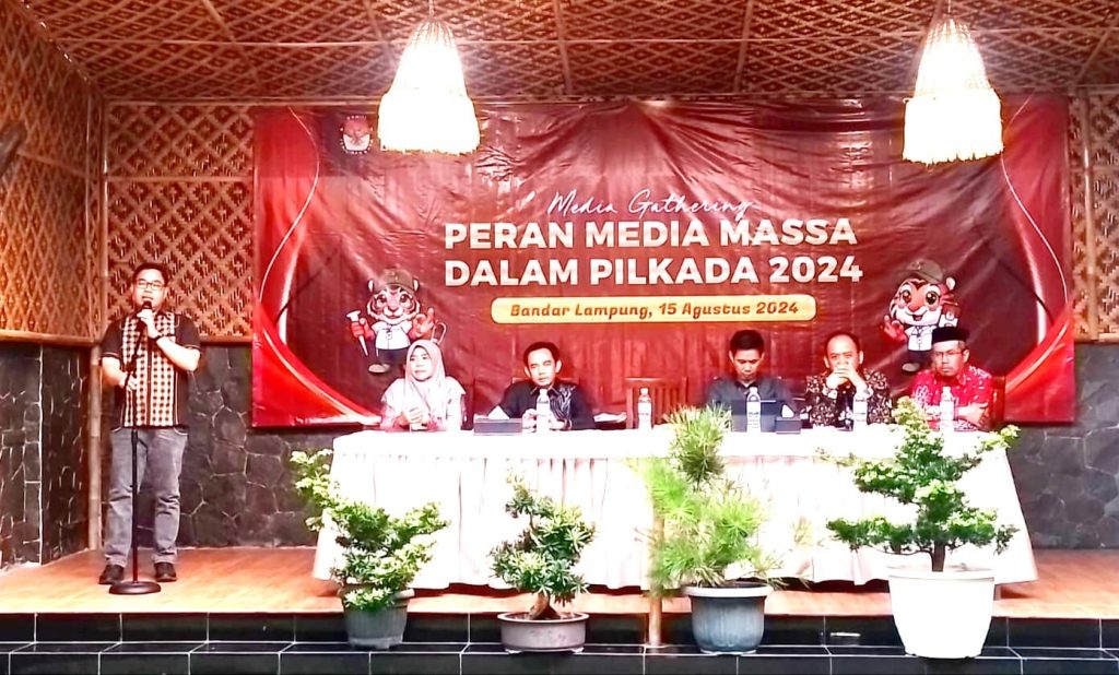 KPU Provinsi Lampung Adakan Media Gathering Bertajuk “Peran Media Massa dalam Pilkada 2024