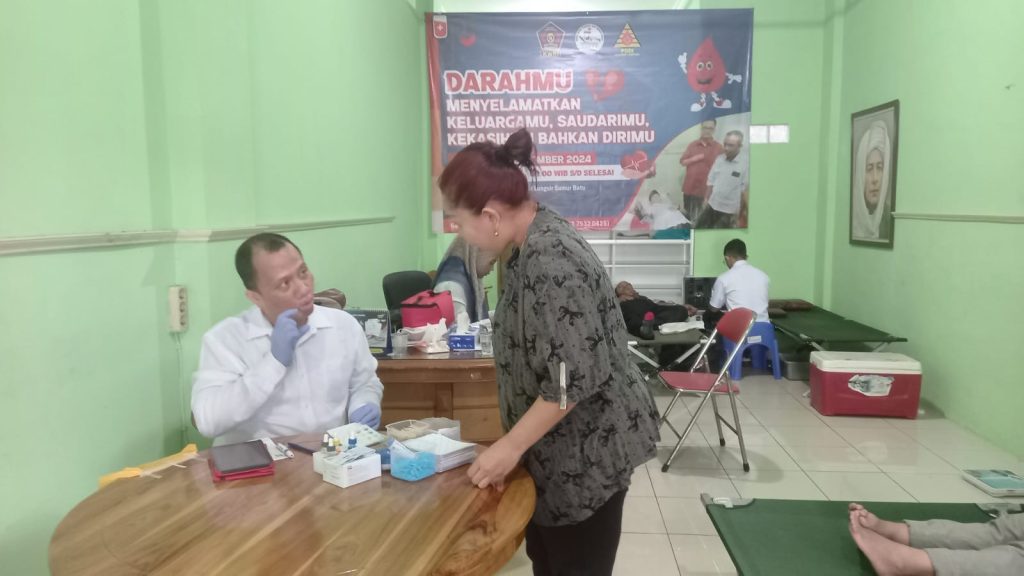 Donor Darah Meriahkan Pelantikan Serentak KWRI se-Provinsi Lampung