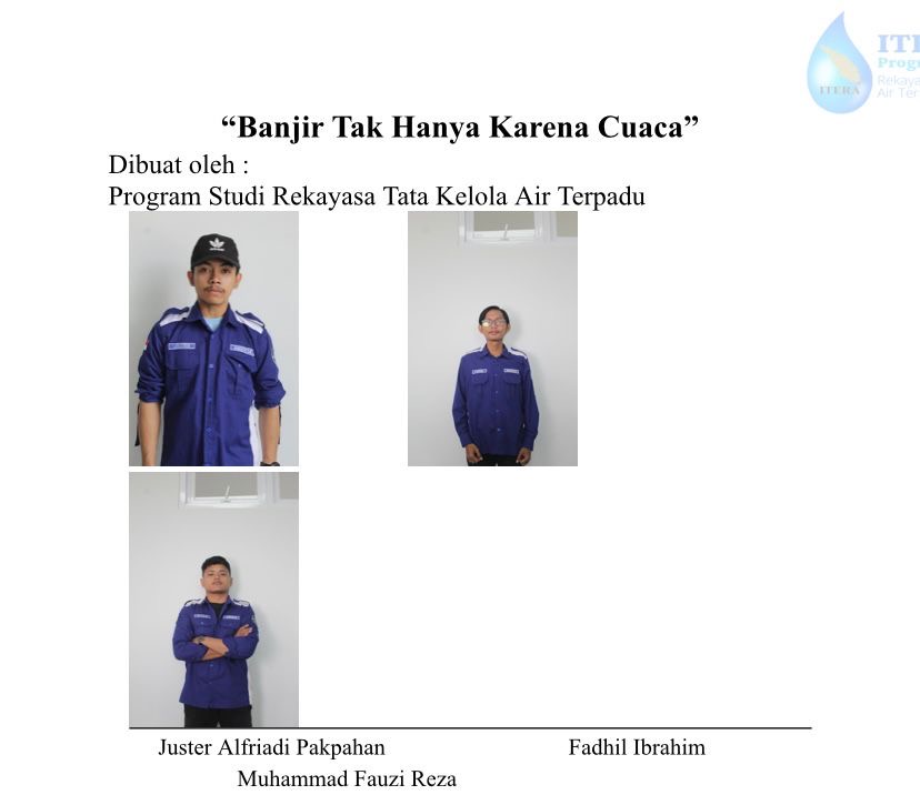 Banjir Tak Hanya Karena Cuaca