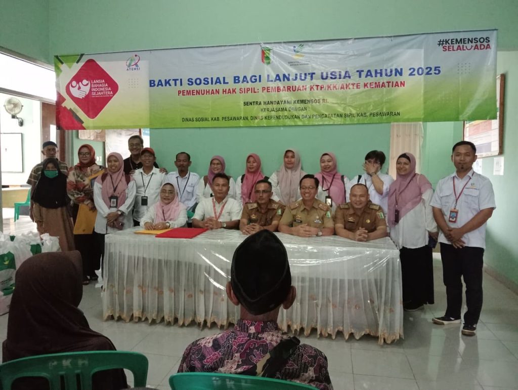 Pendamping PKH Bersinergi dengan Sentra Handayani Jakarta dan Diskducapil Pesawaran dalam Pemberian Hak Sipil Warga Kecamatan Tegineneng