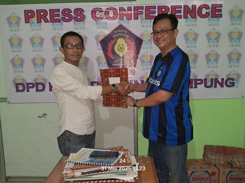 Jhony Novriansyah Terima Mandat Pembentukan DPC KWRI Lampung Selatan