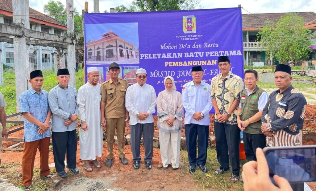 Alumni dan Tokoh Daerah Dukung Pembangunan Masjid Jami’ Alfalah di Pesantren Darussalam, Target Rampung Desember 2025