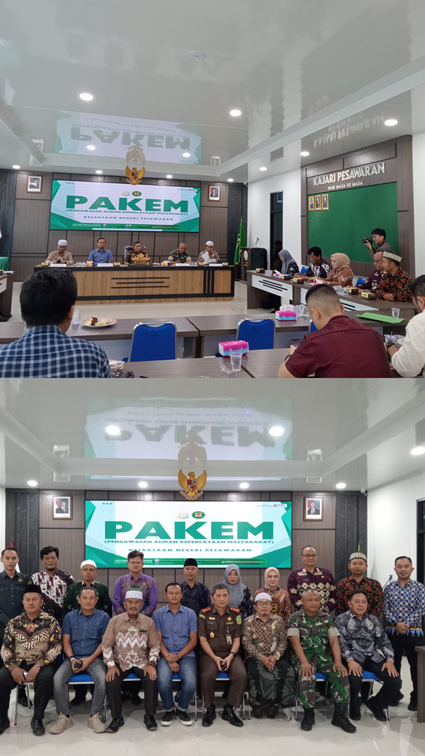 Kejari Pesawaran Gelar Rapat PAKEM: Sinergi Antar Instansi Cegah Penyimpangan Aliran Kepercayaan dan Radikalisme