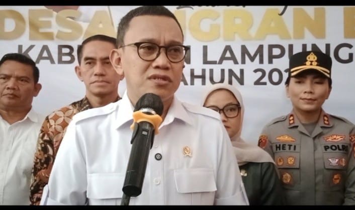 Langkah Cerdas dan Solutif,Bupati Lampung Timur Sambut Baik Lounching Desa Migran Emas oleh Menteri PPMI