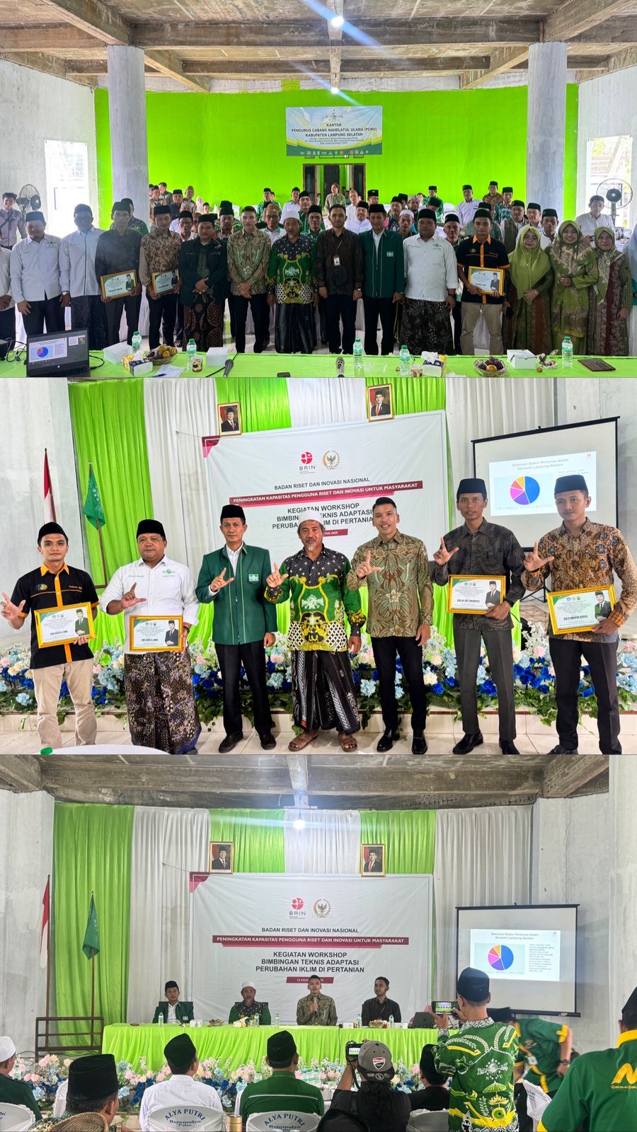Kadafi Gandeng BRIN & NU, Buka Pelatihan Adaptasi Iklim untuk Petani dan Salurkan 25 Ribu PIP di Lampung Selatan