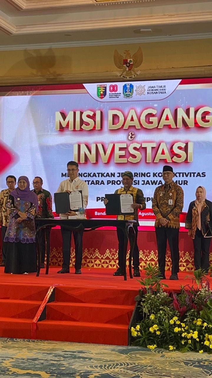 Kadin Lampung Sebut Banyak Peluang Kerja Sama Strategis dengan Jatim Usai Misi Dagang