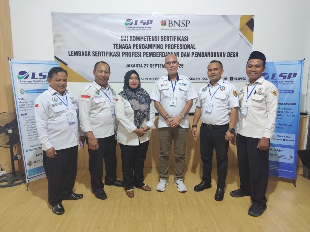 Uji Kompetensi Bagi Tenaga Pendamping Profesional