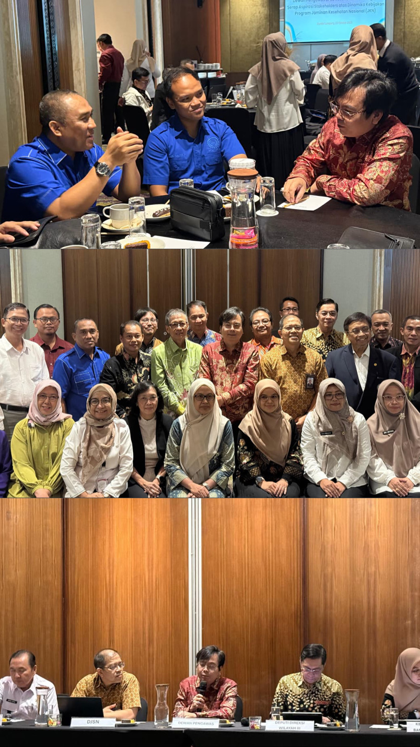 Dewan Pengawas BPJS Kesehatan Siruaya Utamawan Pimpin Serap Aspirasi JKN di Lampung, 4 Isu Strategis Program JKN Jadi Sorotan