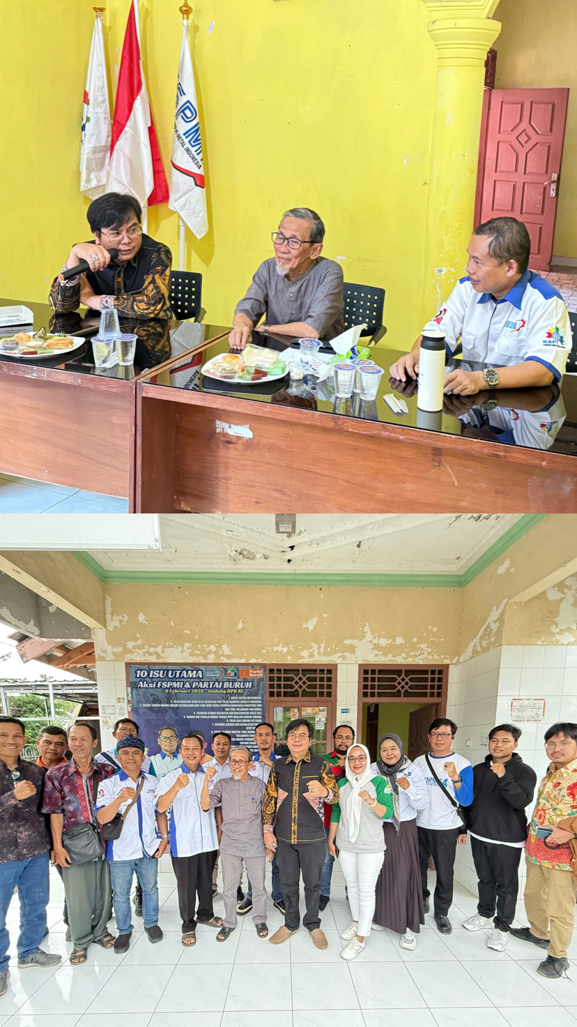 Dewan Pengawas BPJS Kesehatan Siruaya Utamawan Sambangi KSPI Lampung, Kupas Tuntas Masalah Defisit Program JKN Hingga Perlindungan Pekerja