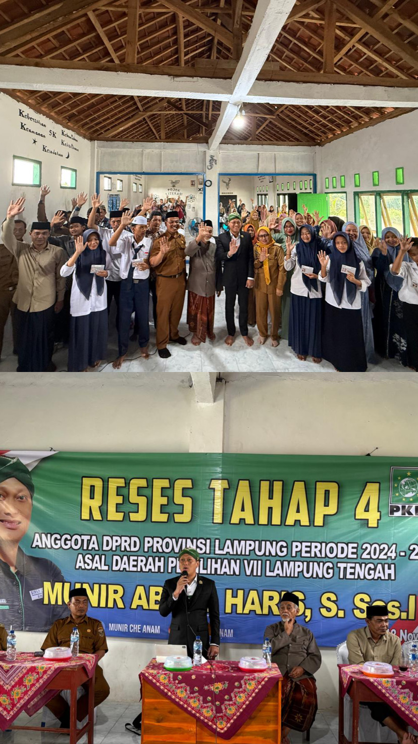 Hari Terakhir Reses Munir Kunjungi Rumbia & Kota Gajah