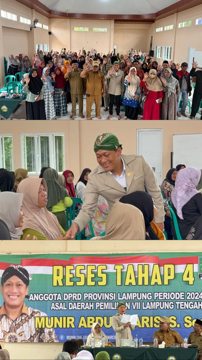 Bawa Banyak Aspirasi Munir Selesaikan 12 Tirik Reses Tahap 4 2025