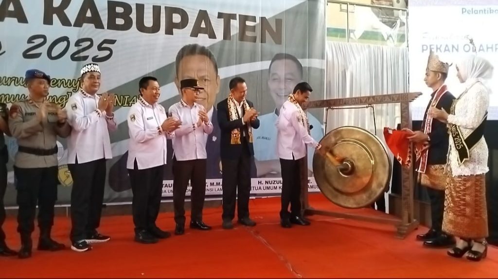 KONI Tanggamus Resmi Dilantik, Porkab 2025 Memburu Bintang Dunia