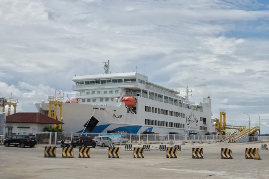 Gubernur Resmikan KMP Dalom 1 Kapal Pertama Milik Pemprov Lampung