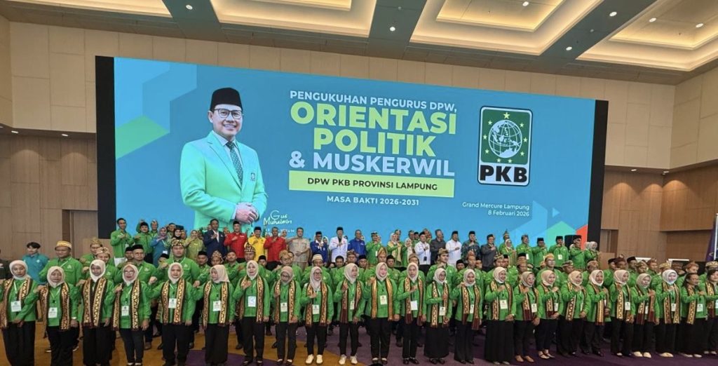 DPW PKB Lampung Sukses Gelar Pengukuhan dan MUSKERWIL Periode 2026–2031